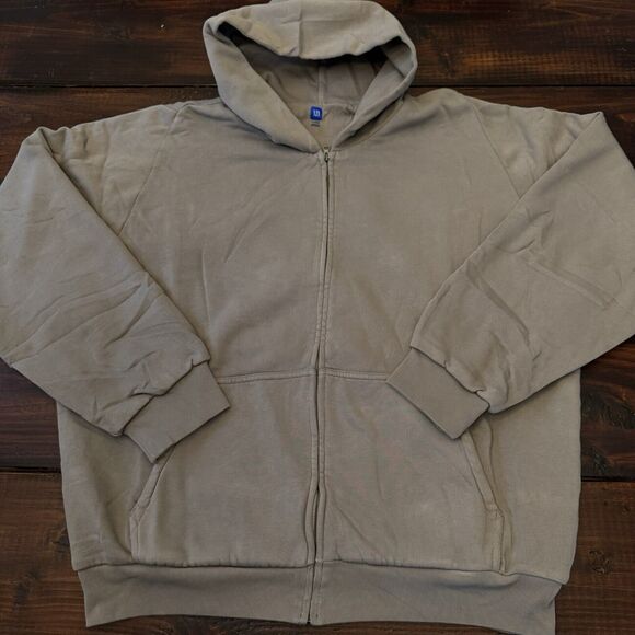 Yeezy YZY x Gap x Balenciaga Unreleased Grey Full Zip H14 Hoodie
